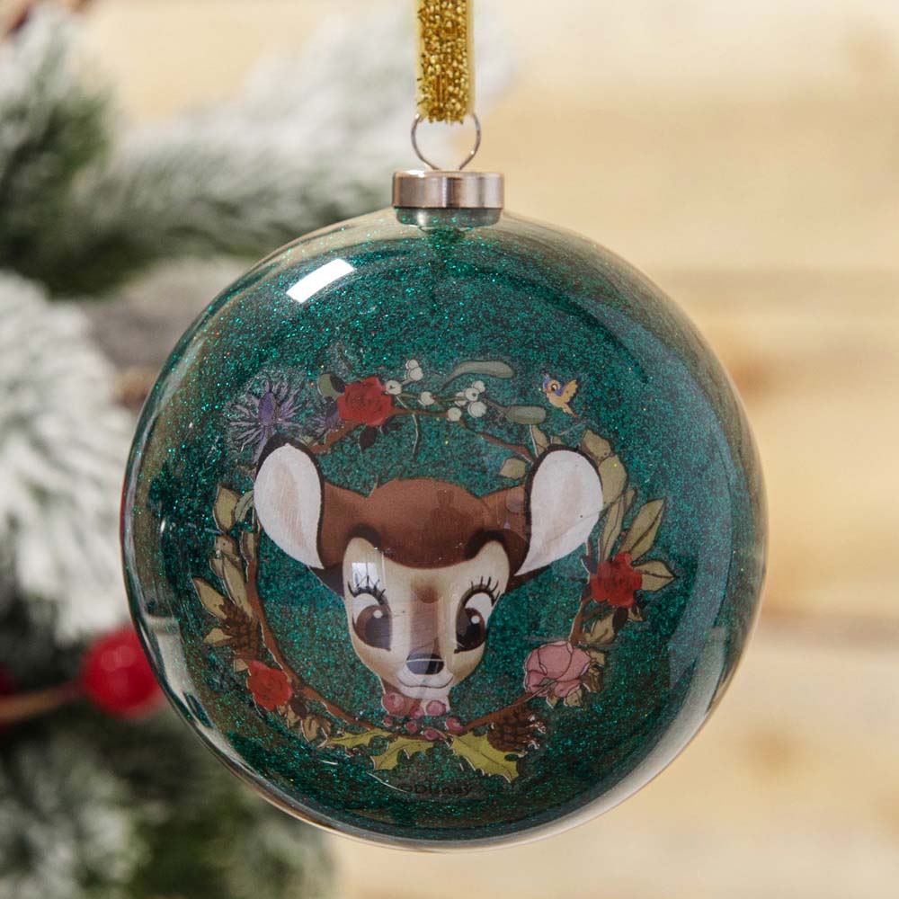 Disney Enchanted Forest Bambi Multicolour Baubles 7 Pack Image 4