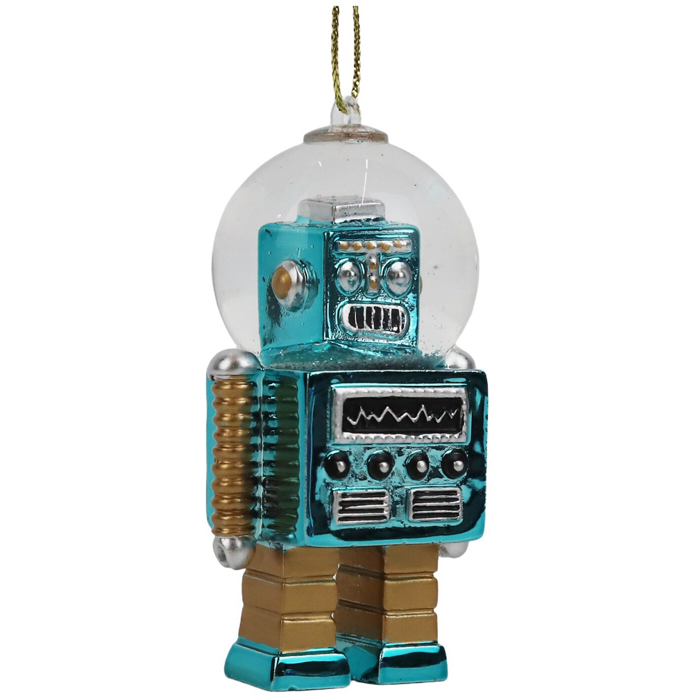Snow Globe Robot Hanging Decoration Image 8