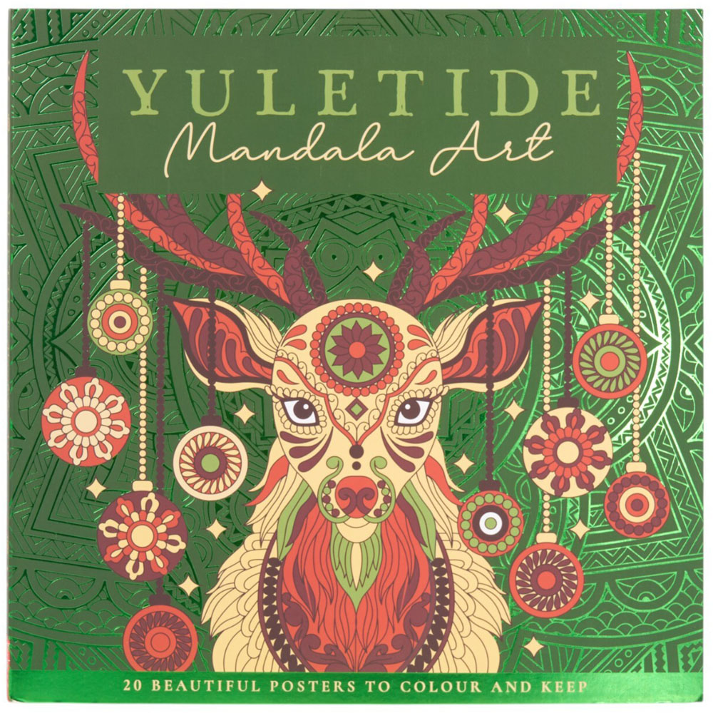 Yuletide Mandala Art Image 1
