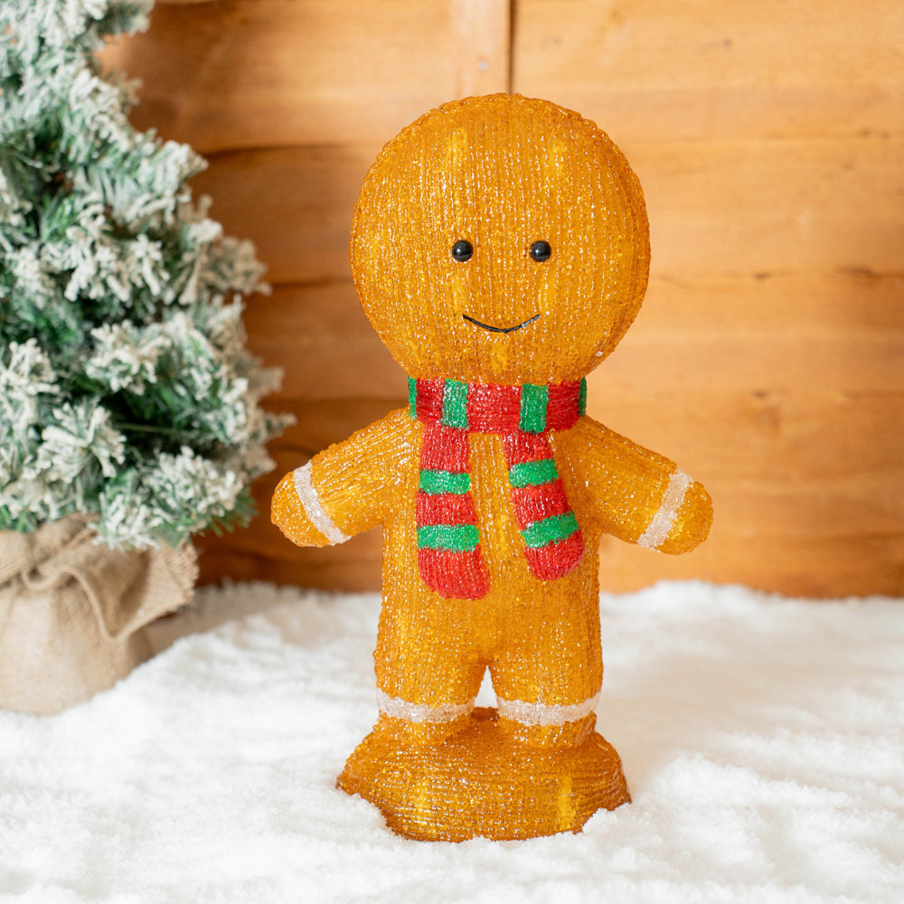 ValueLights Gerry Gingerbread Man LED Christmas Decoration Image 3