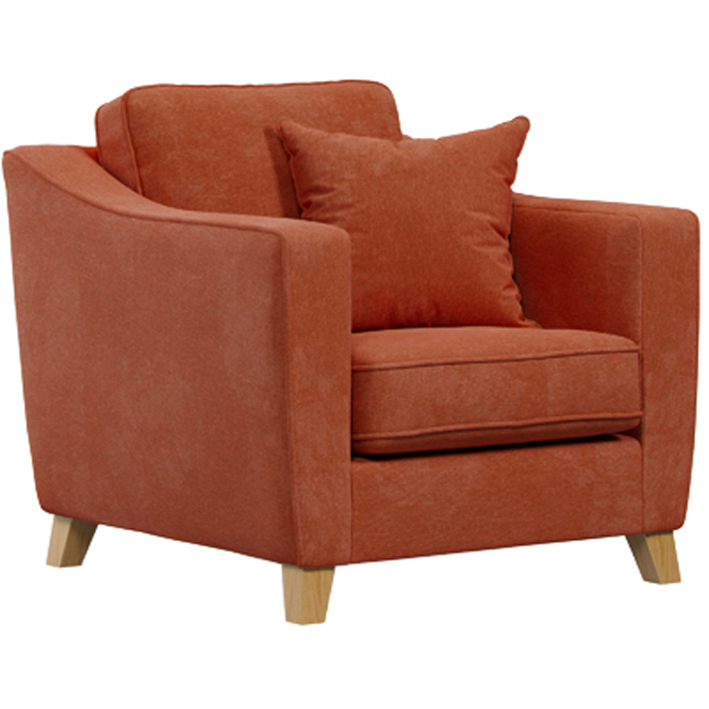 Marlon City Terracota Armchair Image 2