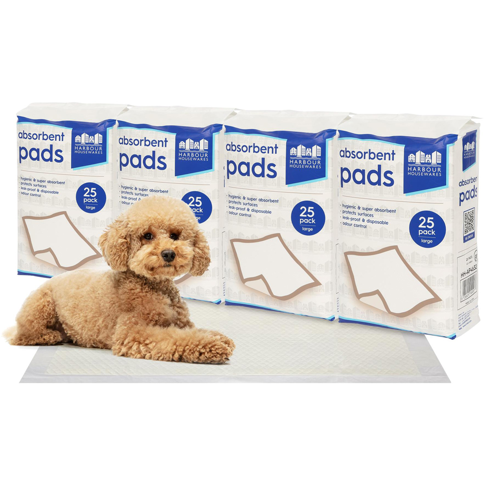 Harbour Housewares Disposable Puppy Training Pad 60 x 60cm 100 Pack Image 3
