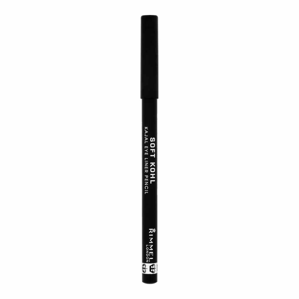 Rimmel Soft Kohl Eyeliner Pencil Jet Black Image 1