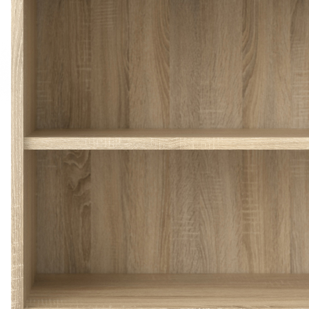 Florence 5 Shelf Oak Bookcase Image 6