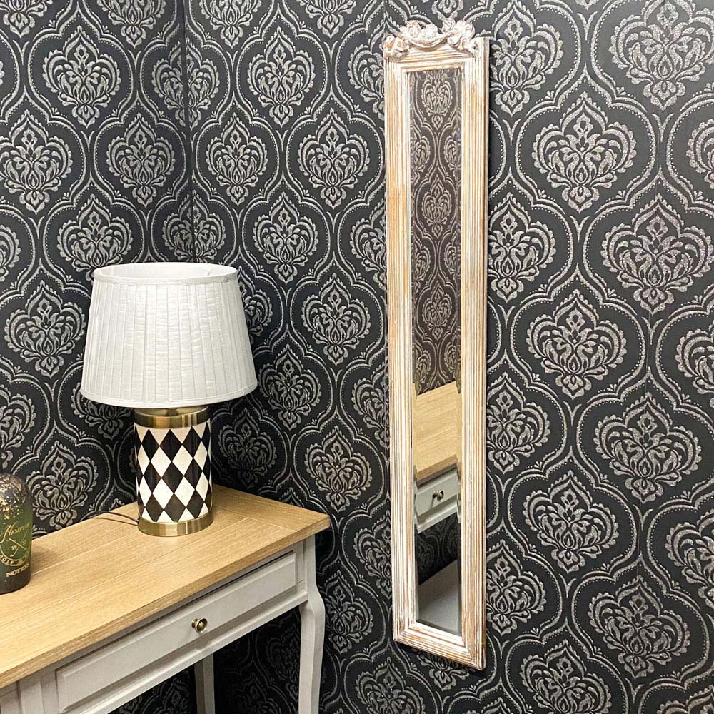 Acacia Home Washed Slim Wall Mirror 109 x 13cm Image 2