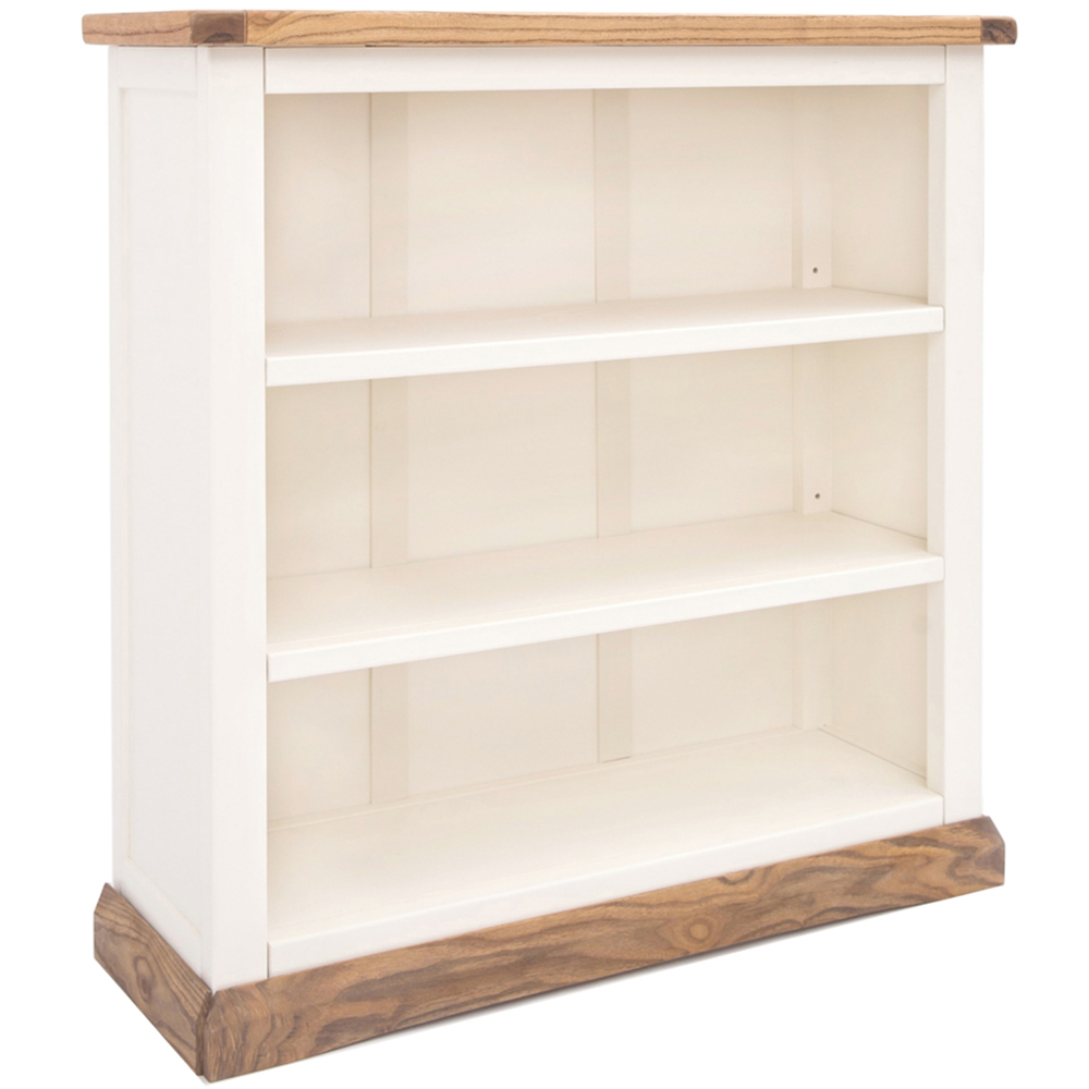 Tropea 3 Shelf Off White Bookcase Image 3