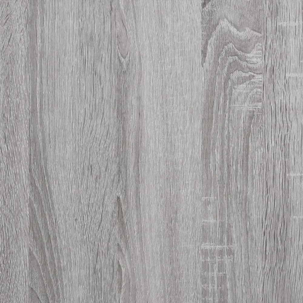 vidaXL 6 Shelf Grey Record Cabinet Image 8