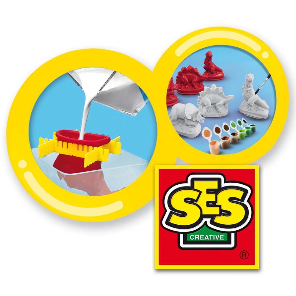 SES Creative Dinosaurs Casting and Painting Set Image 4