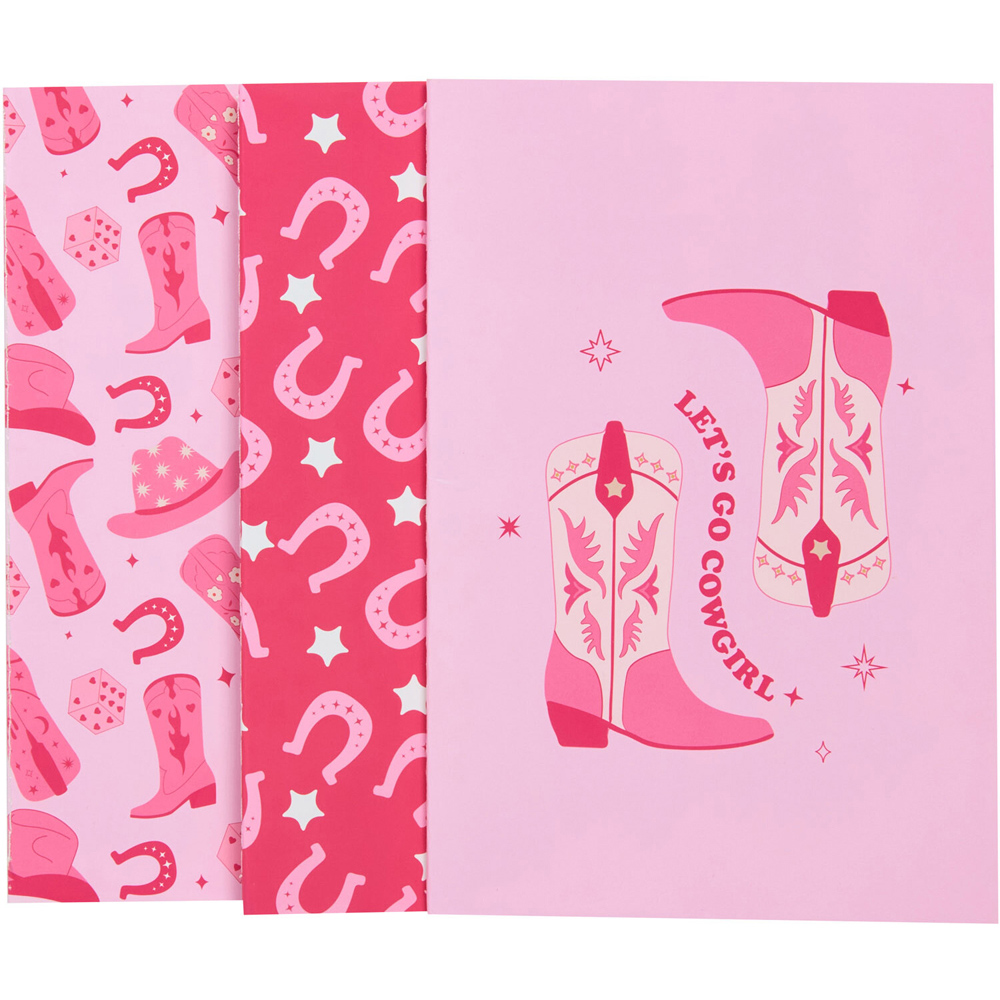 Pack of 3 Cowgirl Notebooks Image 7