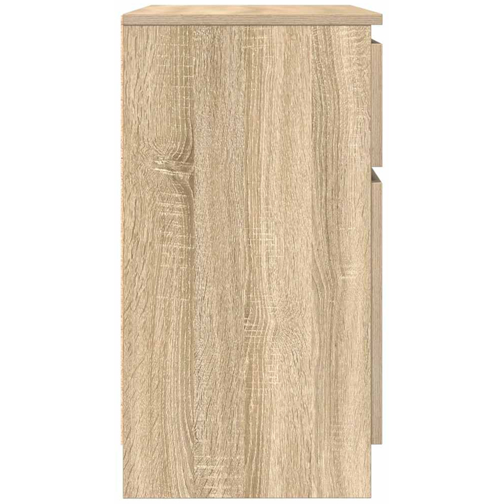 vidaXL 2 Door Single Drawer Sonoma Oak Highboard Image 6