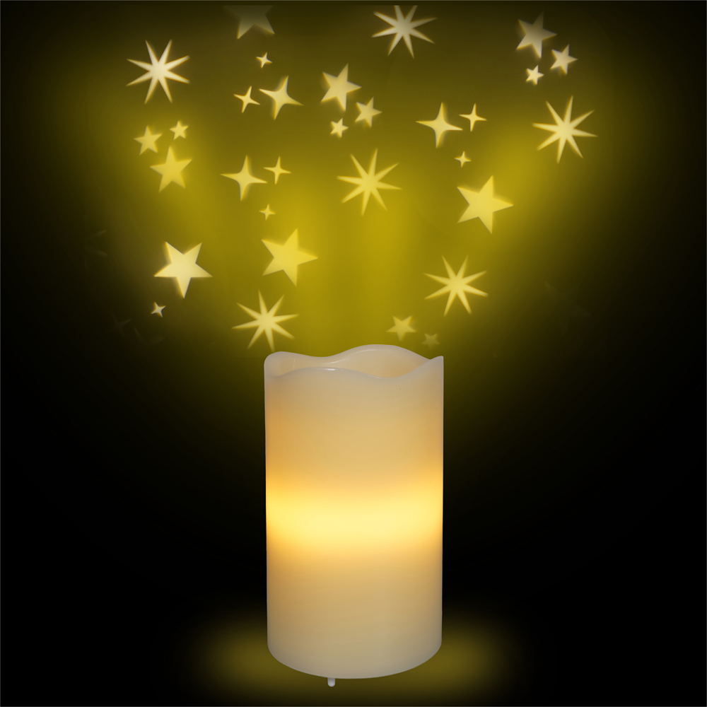 St Helens Star LED Candle Projector Image 6