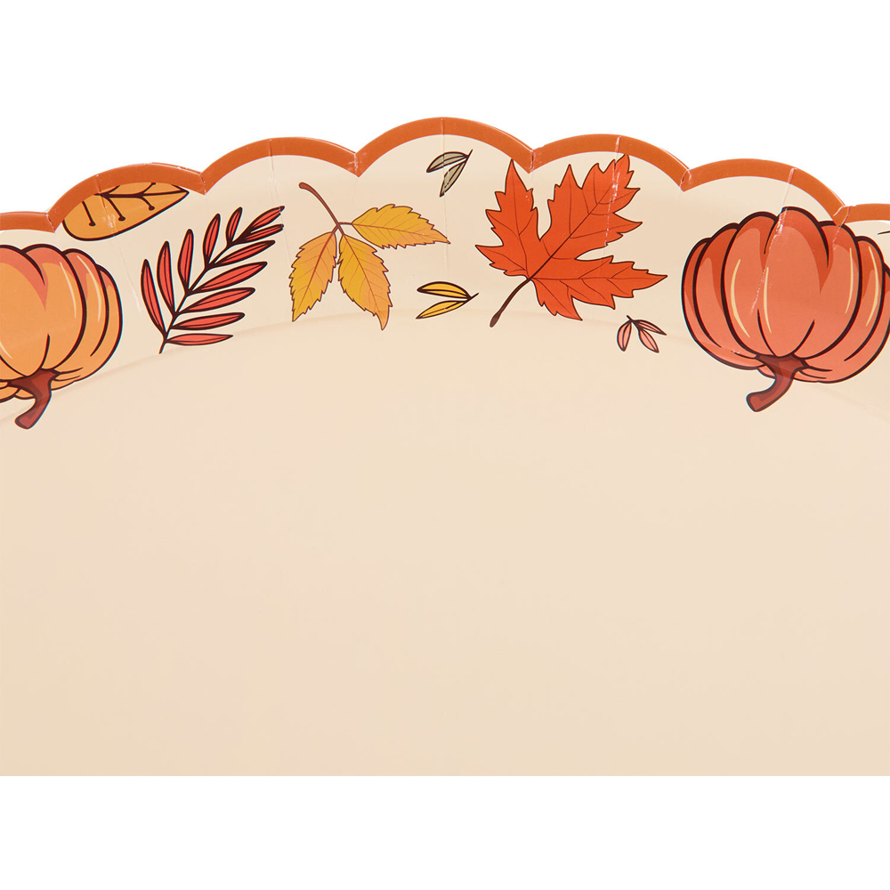 Pack of 4 Autumn Party Platters Neutral Image 3
