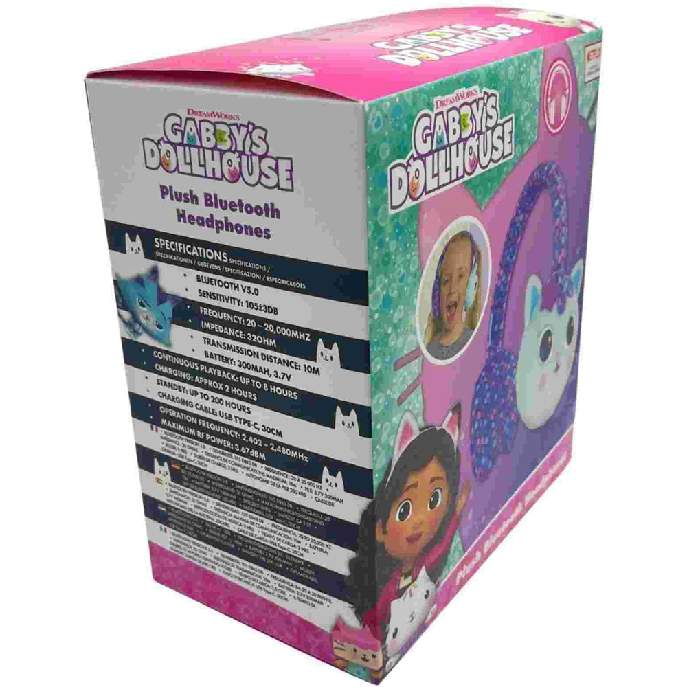 Lazerbuilt Gabby’s Dollhouse Mercat Plush Bluetooth Headphones  Image 9