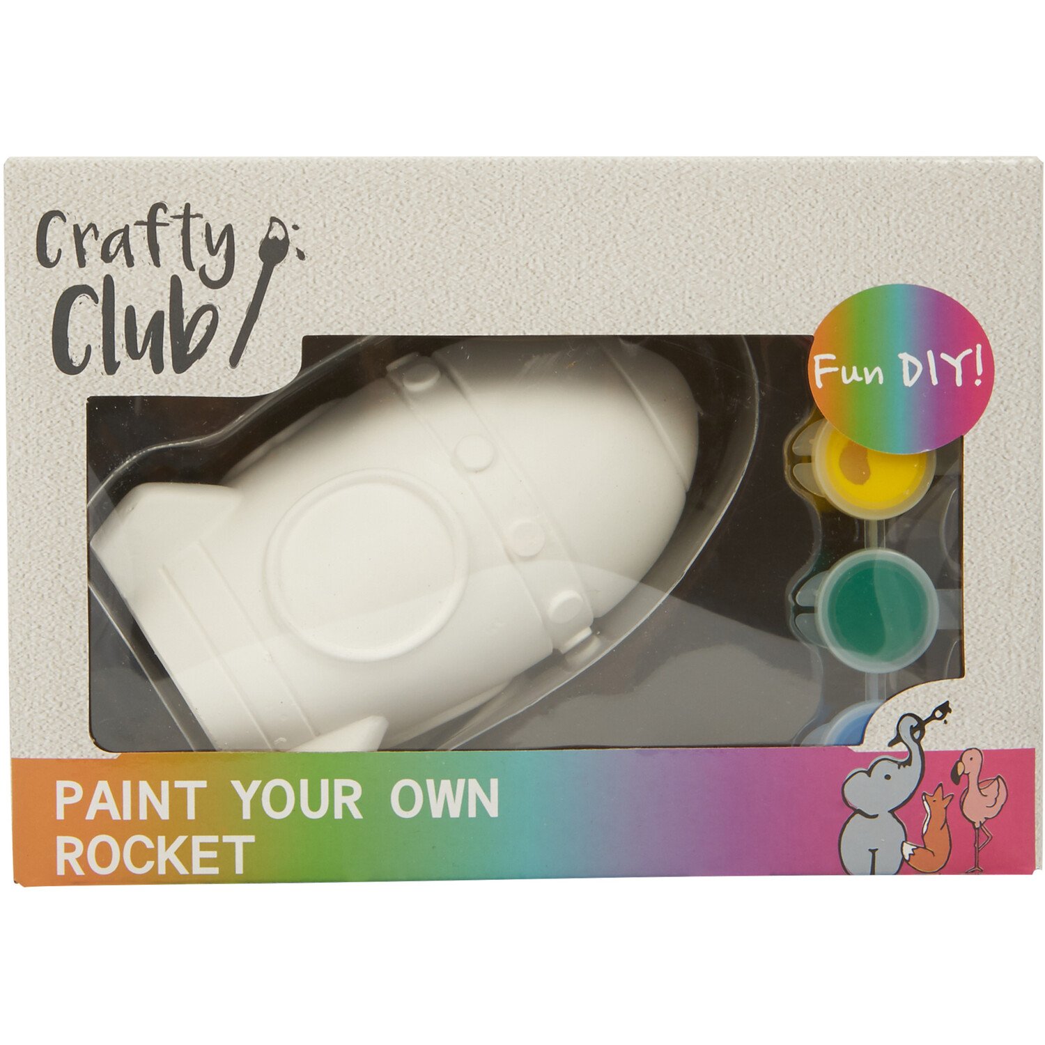 Crafty Club Paint Your Own Rocket Image 1
