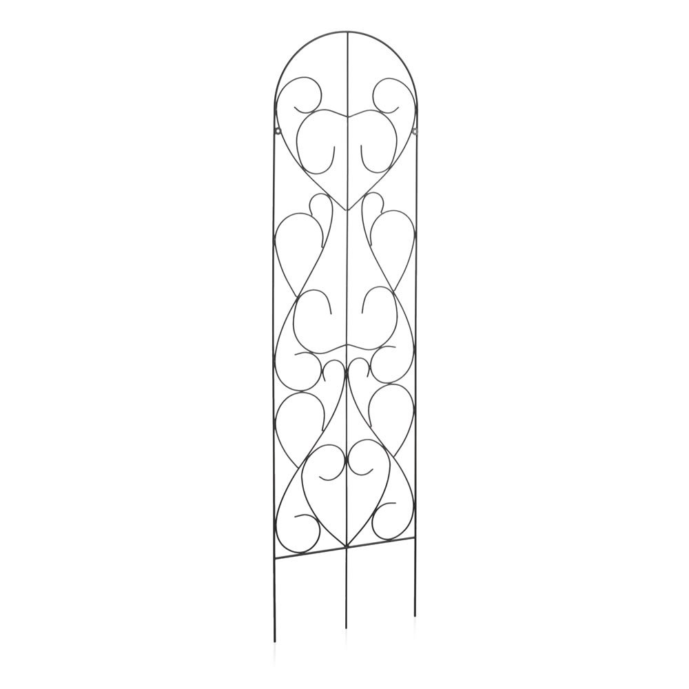 Wilko Scroll Design Metal Garden Trellis 150 x 40cm Image 1