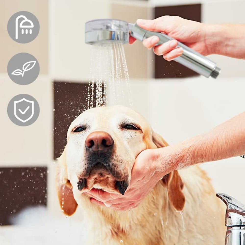 Alivio 360 Degree Rotating Shower Head with Turbo Fan Image 7