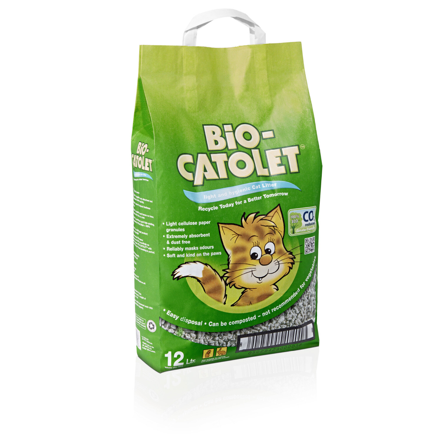 Biocatolet Recycled Paper Cat Litter 12L Image 3