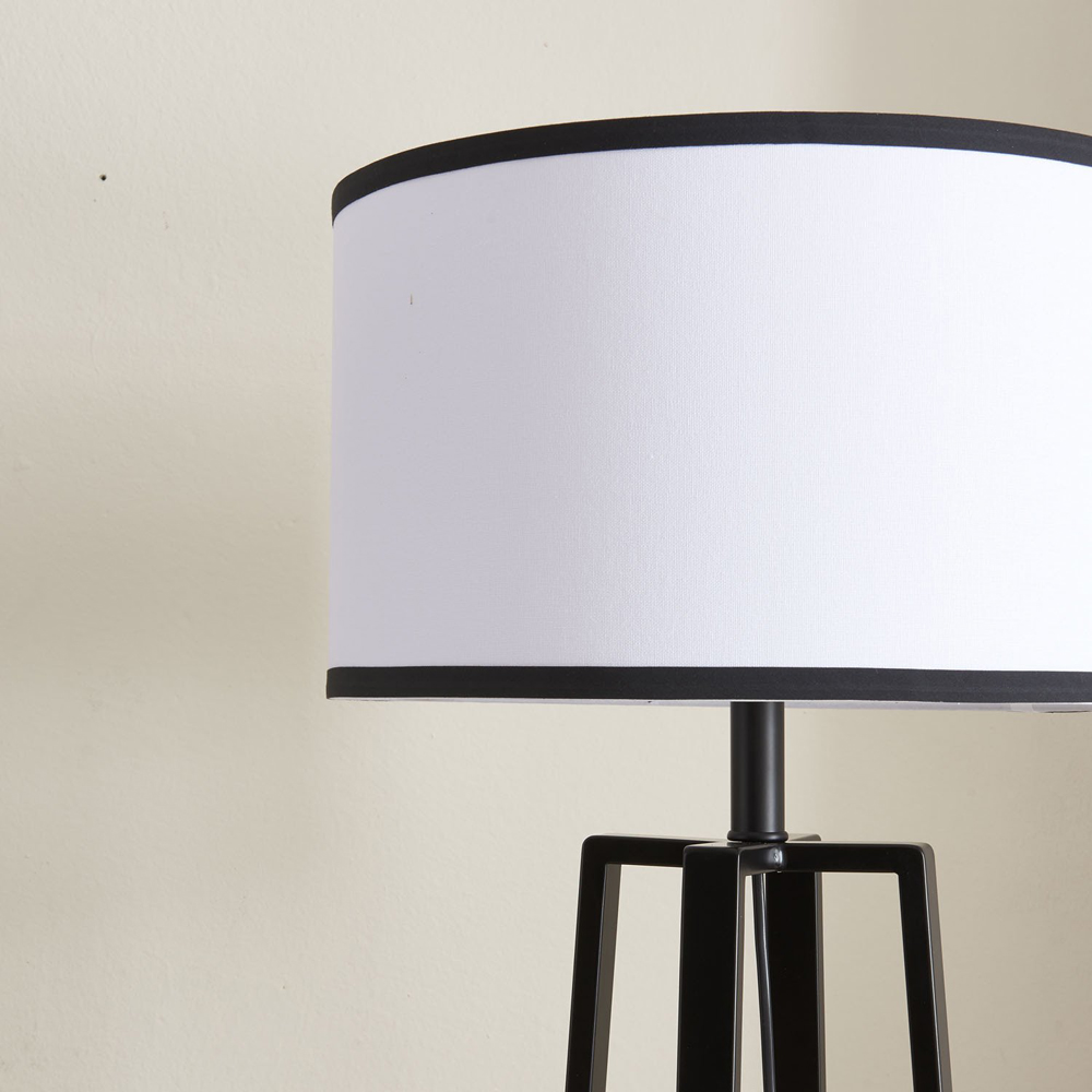 Soho Black and White Floor Lamp Image 3