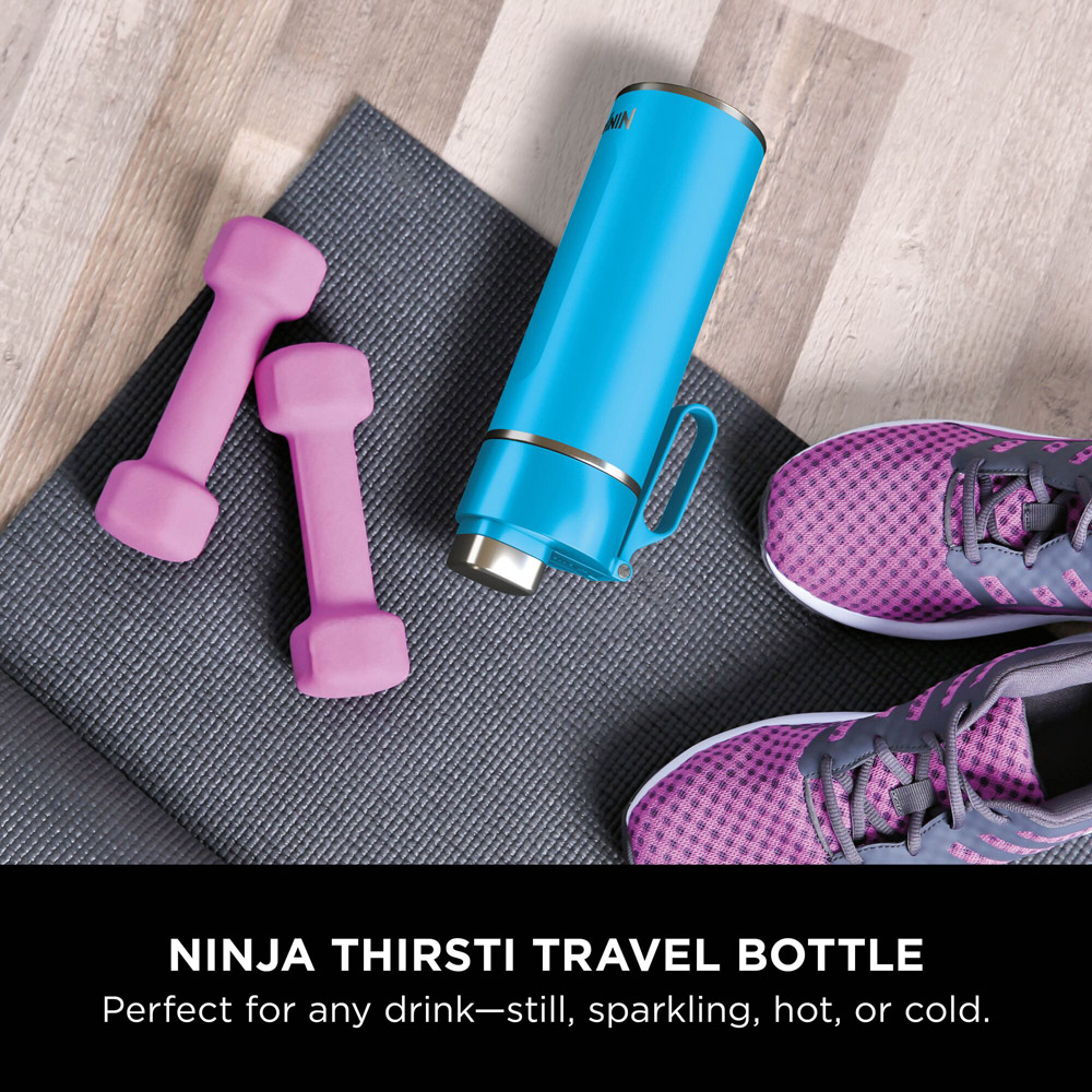 Ninja Thirsti Tropical Blue Travel Bottle 700ml Image 5