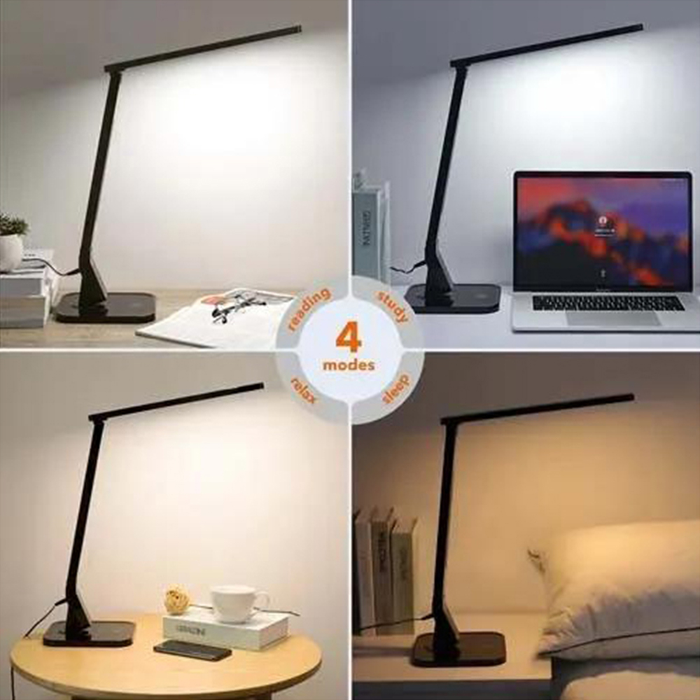 Dyzi Multi Function Black LED Desk Lamp Image 3