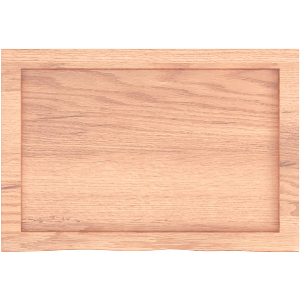 vidaXL 60 x 40 x 6cm Brown Wall Shelf Image 4