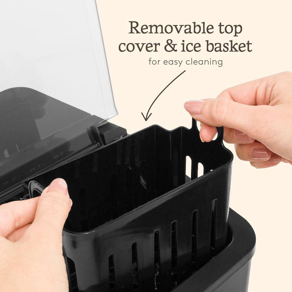 Haden 215819 Black Compact Bullet Ice Machine Image 4