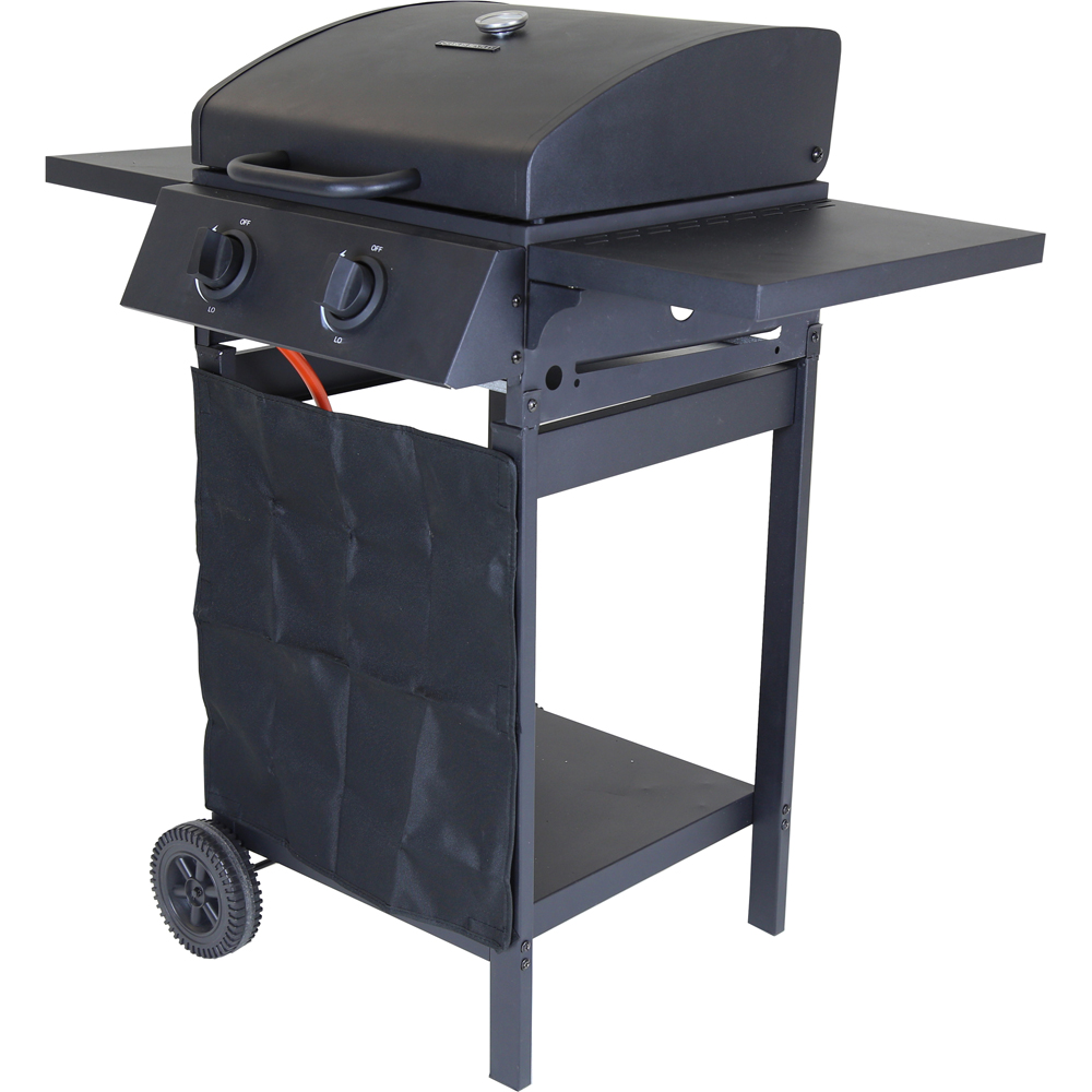 Charles Bentley Deluxe Auto Ignition 2 Burner Gas BBQ Black Image 5