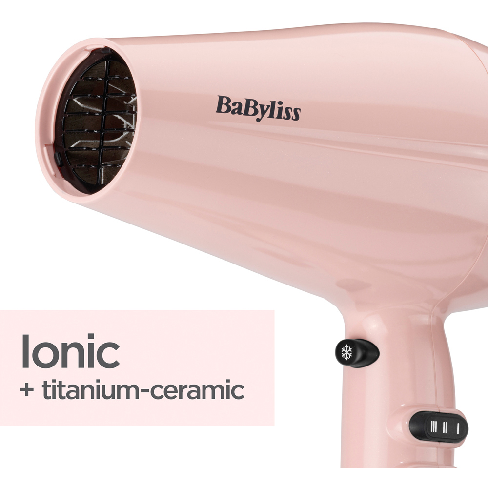 BaByliss Rose Blush Hair Dryer 2200W Image 4