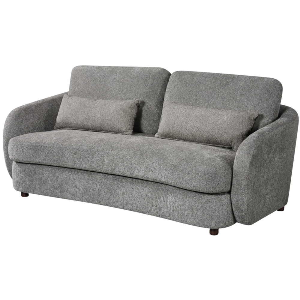 3 Seater Grey Mabel Sofa Image 2