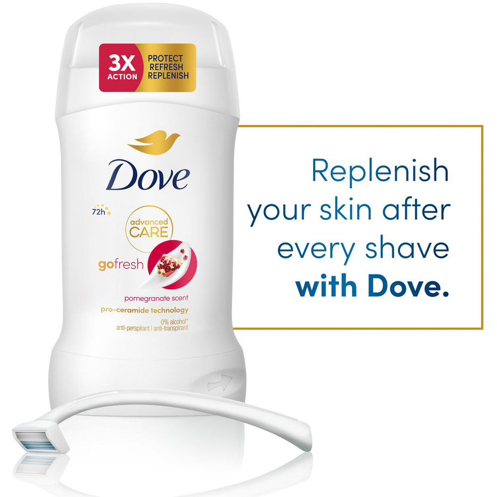 Dove Women Go Fresh Anti-Perspirant Deo Stick 50ml 12 Pack Image 5