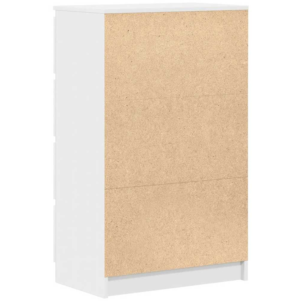 vidaXL 4 Drawer White Sideboard Image 7