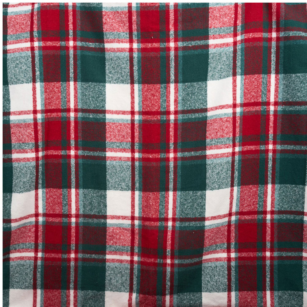 Tartan Check Mohair Throw Image 5