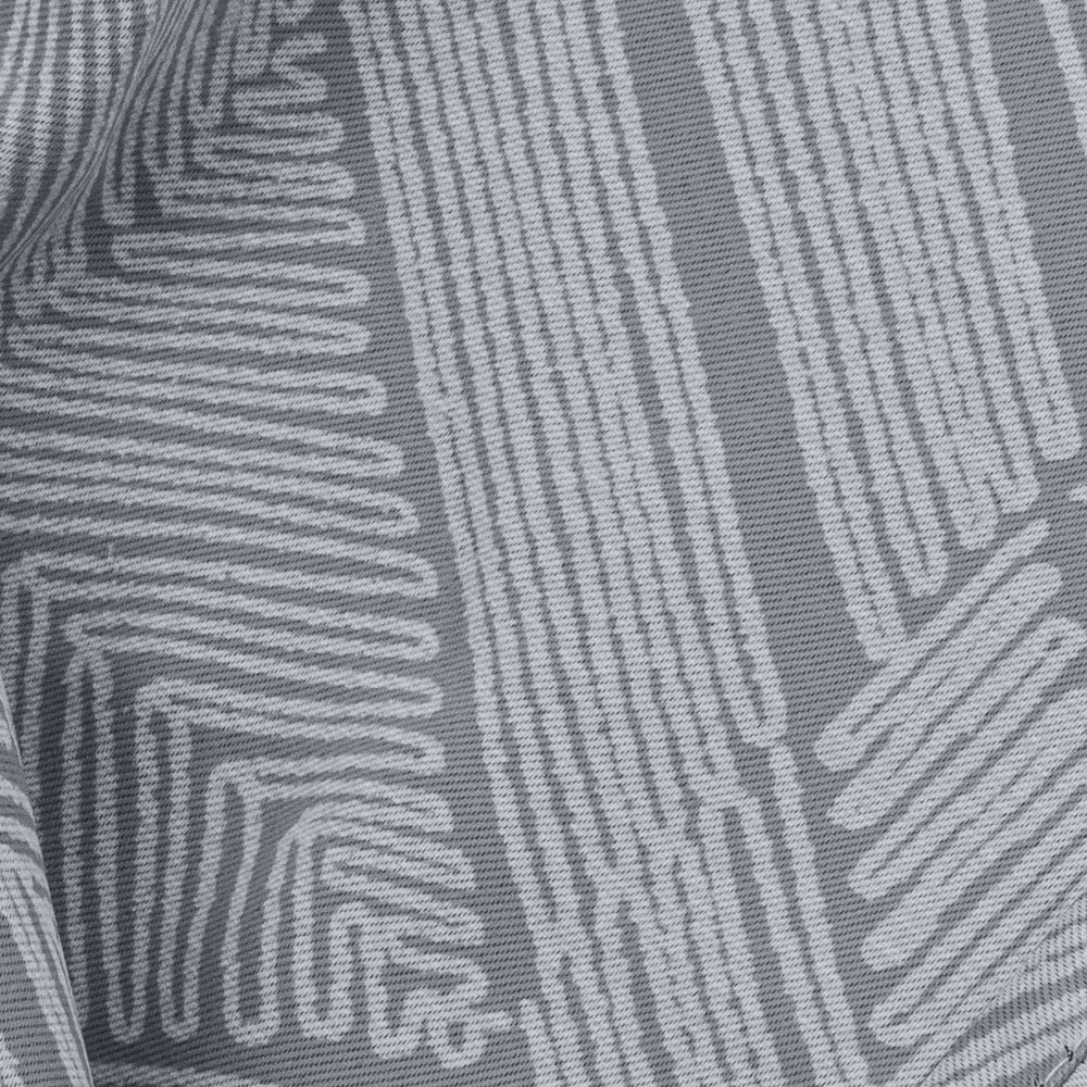 Alan Symonds Silver Geometric Aztec Print Blackout Ring Top Eyelet Curtains 229 x 183cm Image 6