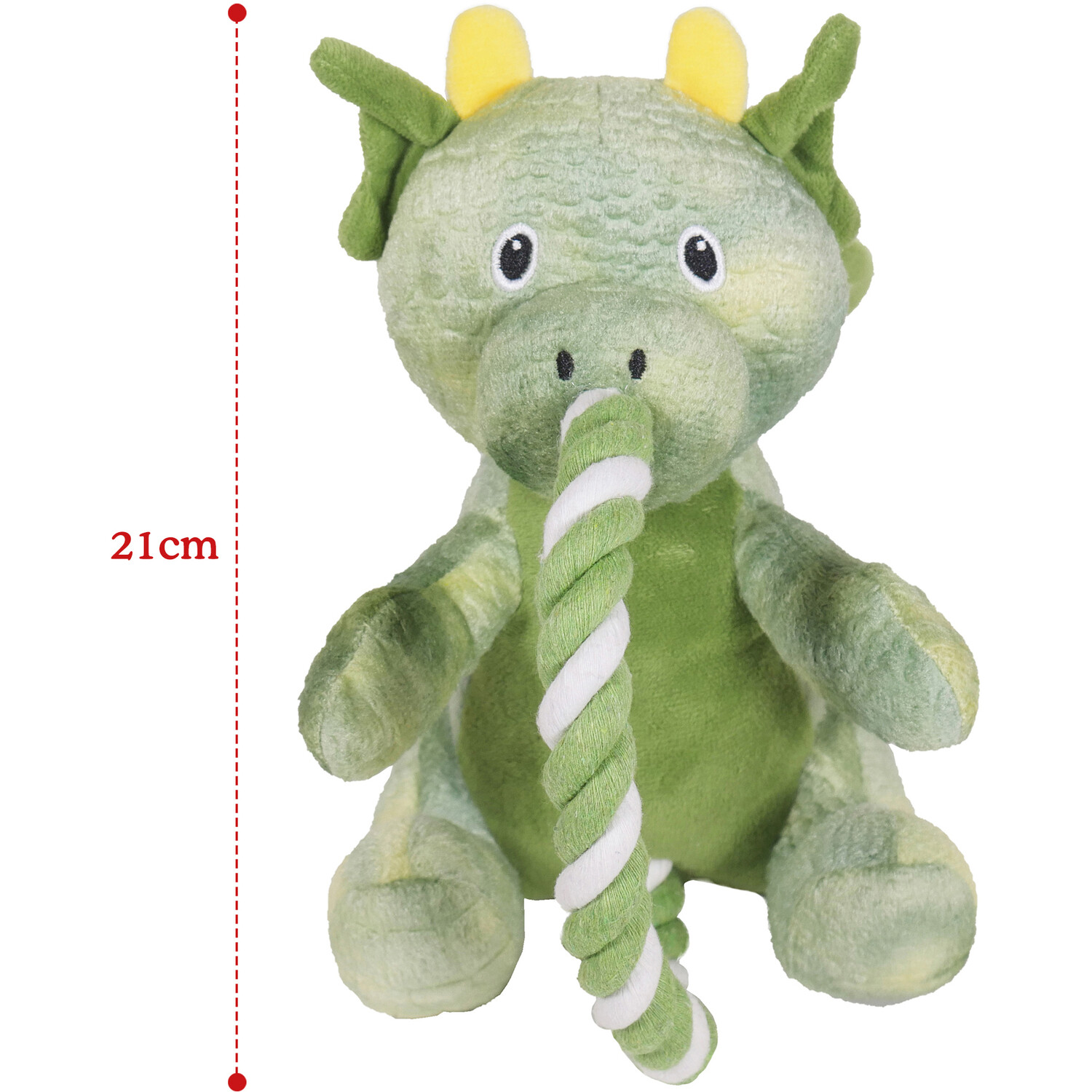 Rosewood Green Rope Dragon Dog Toy - Green Image 4
