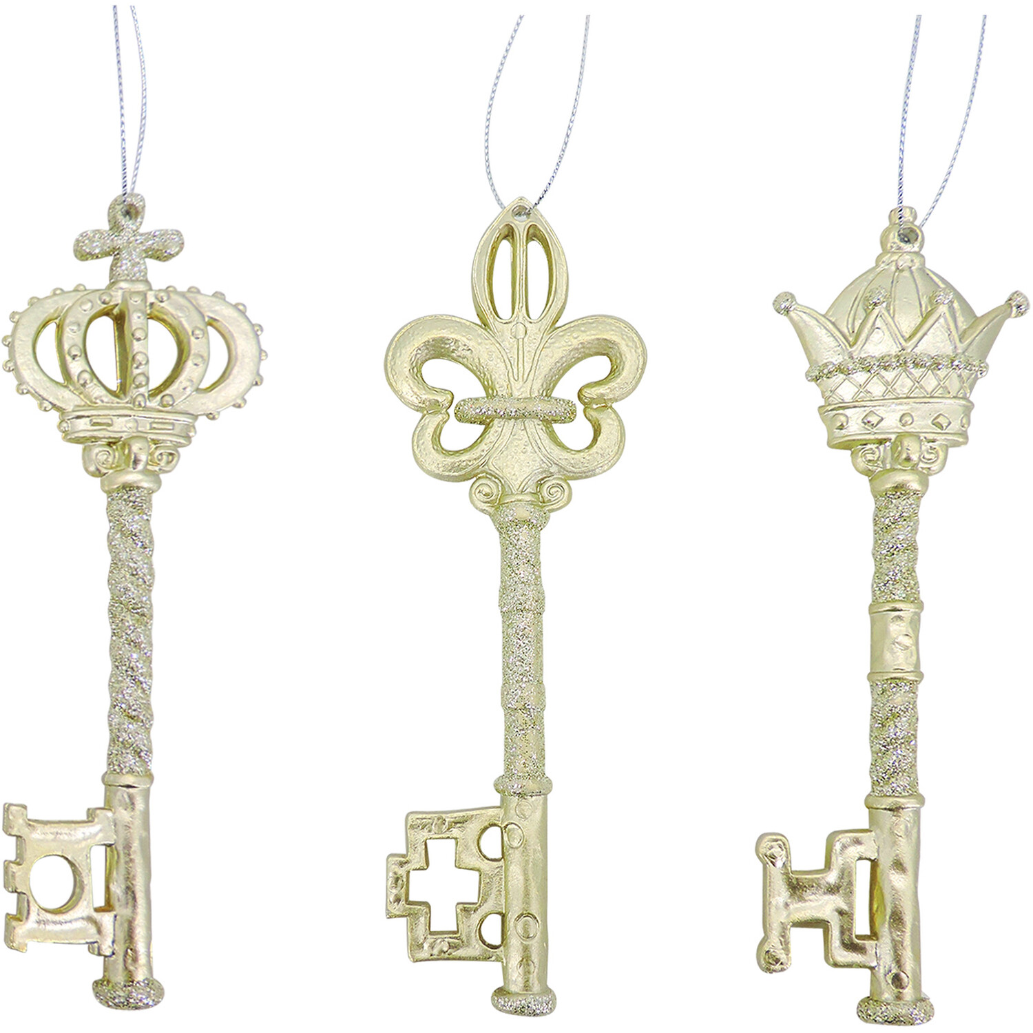 Festive Hanging Keys - Gold Image