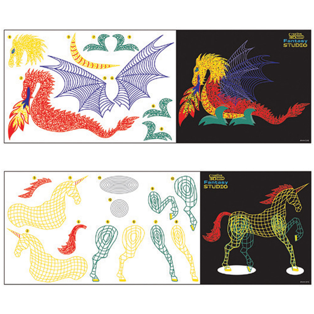 Small World Toys Make Your Own 3D Printing Pen Fantasy Studio Kit Image 6