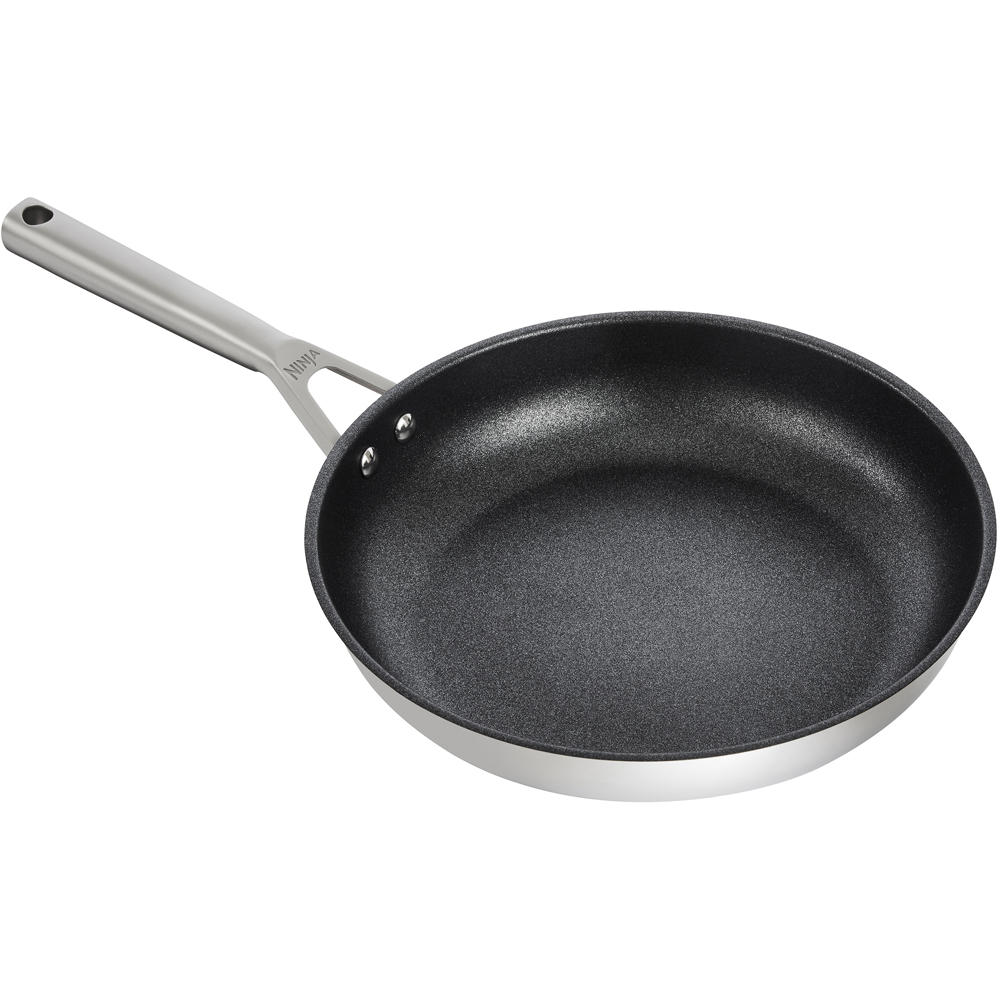 Ninja Foodi Zerostick 2 Piece Stainless Steel Frying Pan Set Image 3