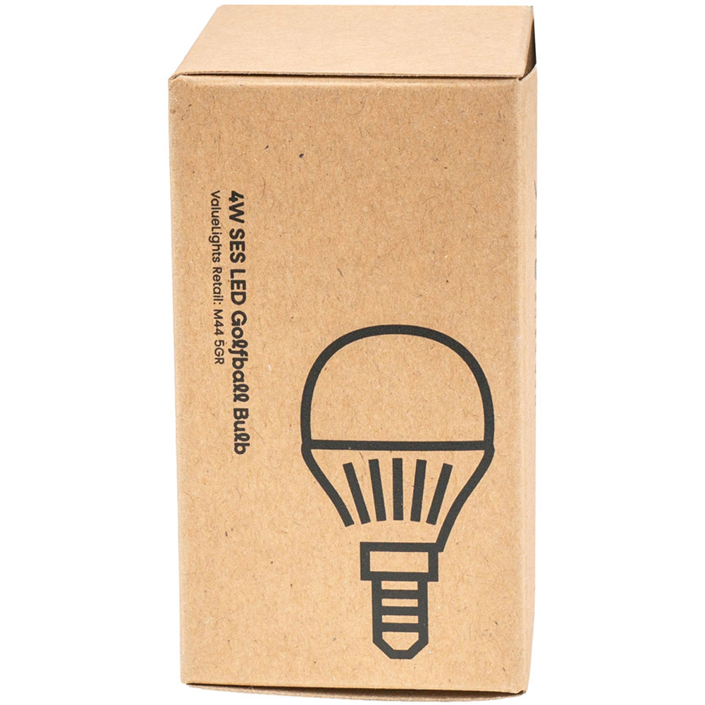 ValueLights 4 Pack E14 LED 4W Warm White Golfball Light Bulb Image 5