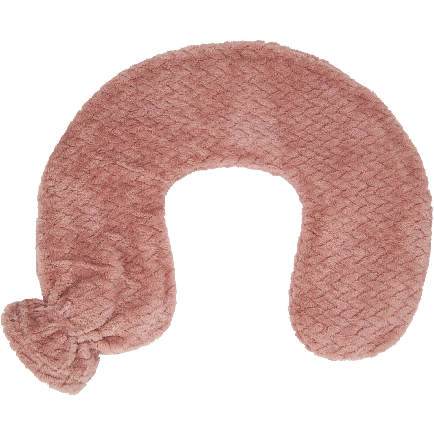 Jacquard Plush Lattice Neck Hot Water Bottle Image 1