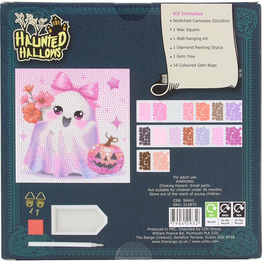 Cute Ghost Crystal Canvas Kit Image 2