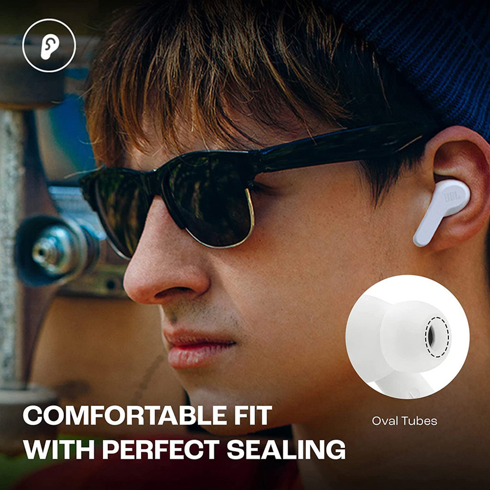 JBL Wave Beam Blue In-Ear Wireless Earbuds Image 7