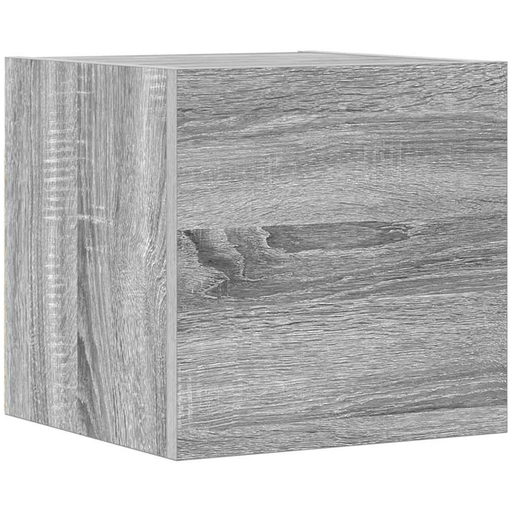 vidaXL 7 Door Grey Sonoma Wall Mounted TV Cabinet Set of 7 Image 4