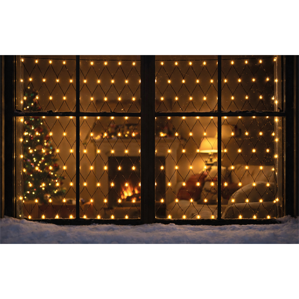 Xmas Haus 240 Warm White LED Christmas Net Light 3 x 2m Image 2