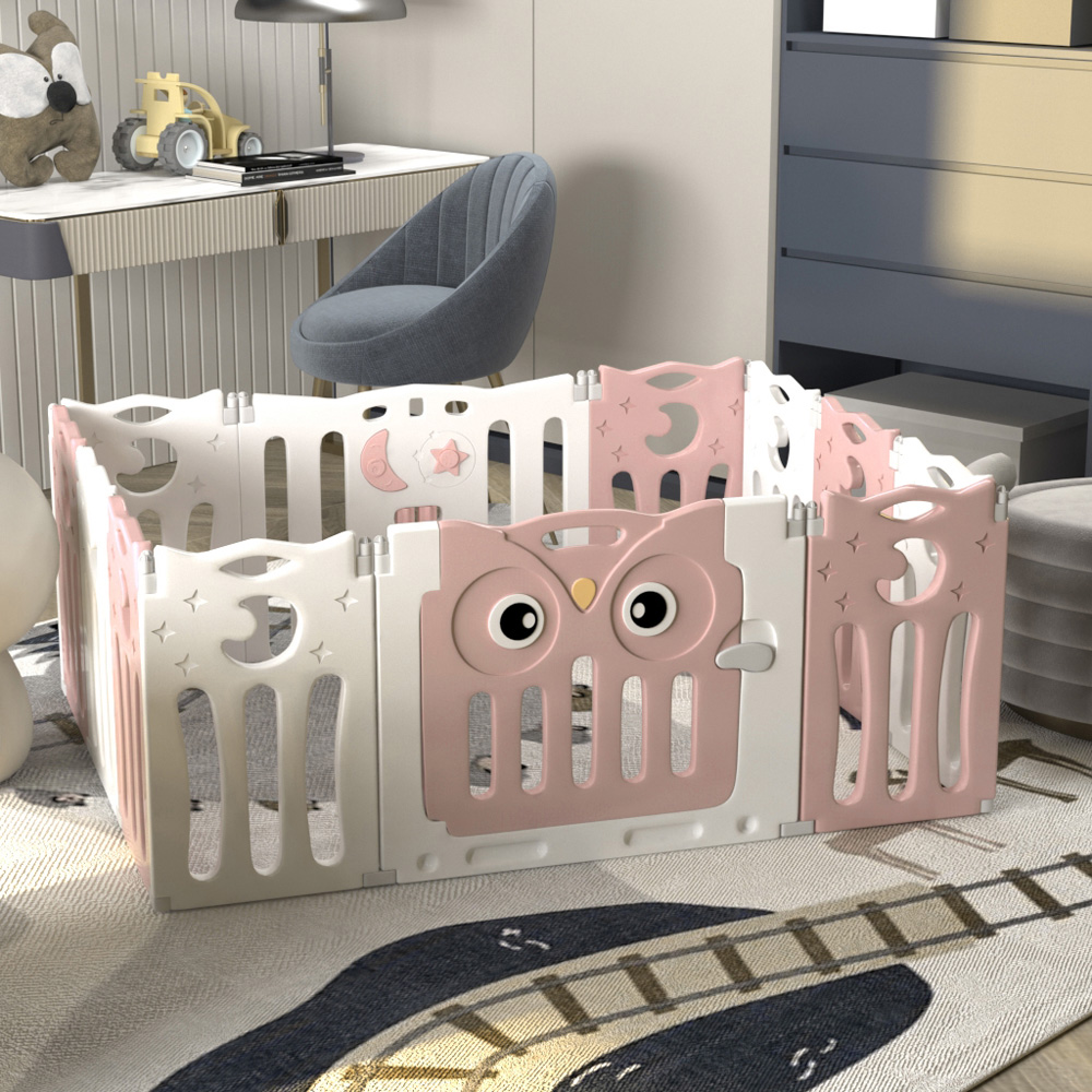 Living and Home 12 Panel Foldable Kids Playpen Image 6