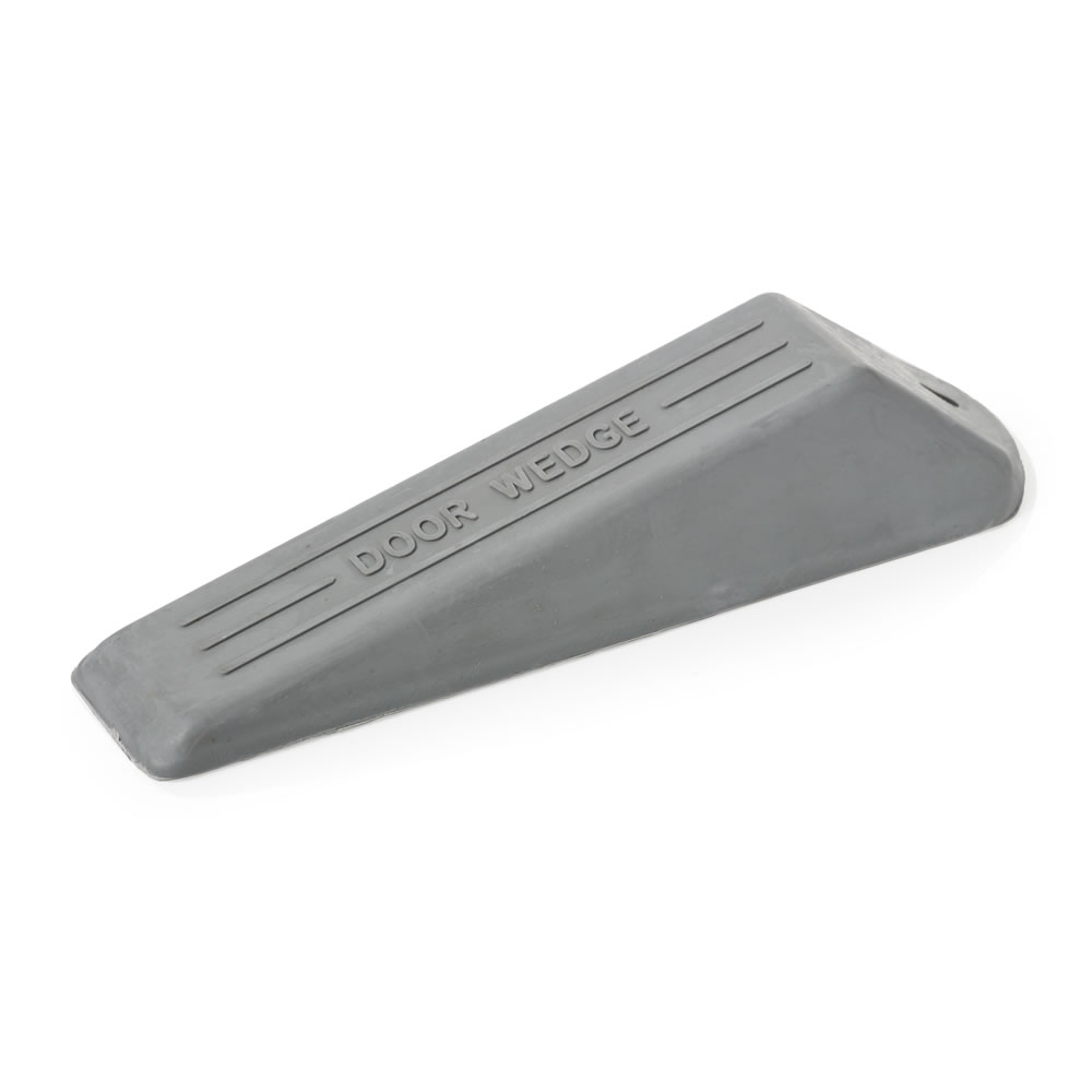 Wilko Grey Rubber Door Wedge Image