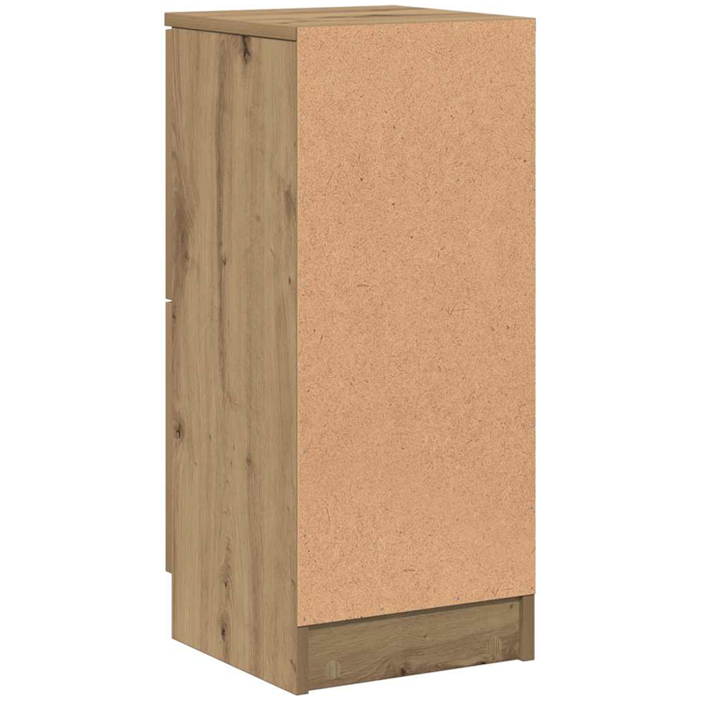 vidaXL 2 Door Artisan Oak Sideboard Set of 2 Image 6