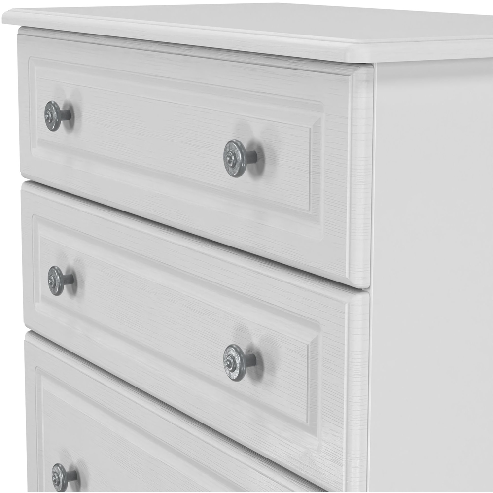 Crowndale Pembroke 4 Drawer Grey Ash Deep Chest of Drawers Ready Assembled Image 5