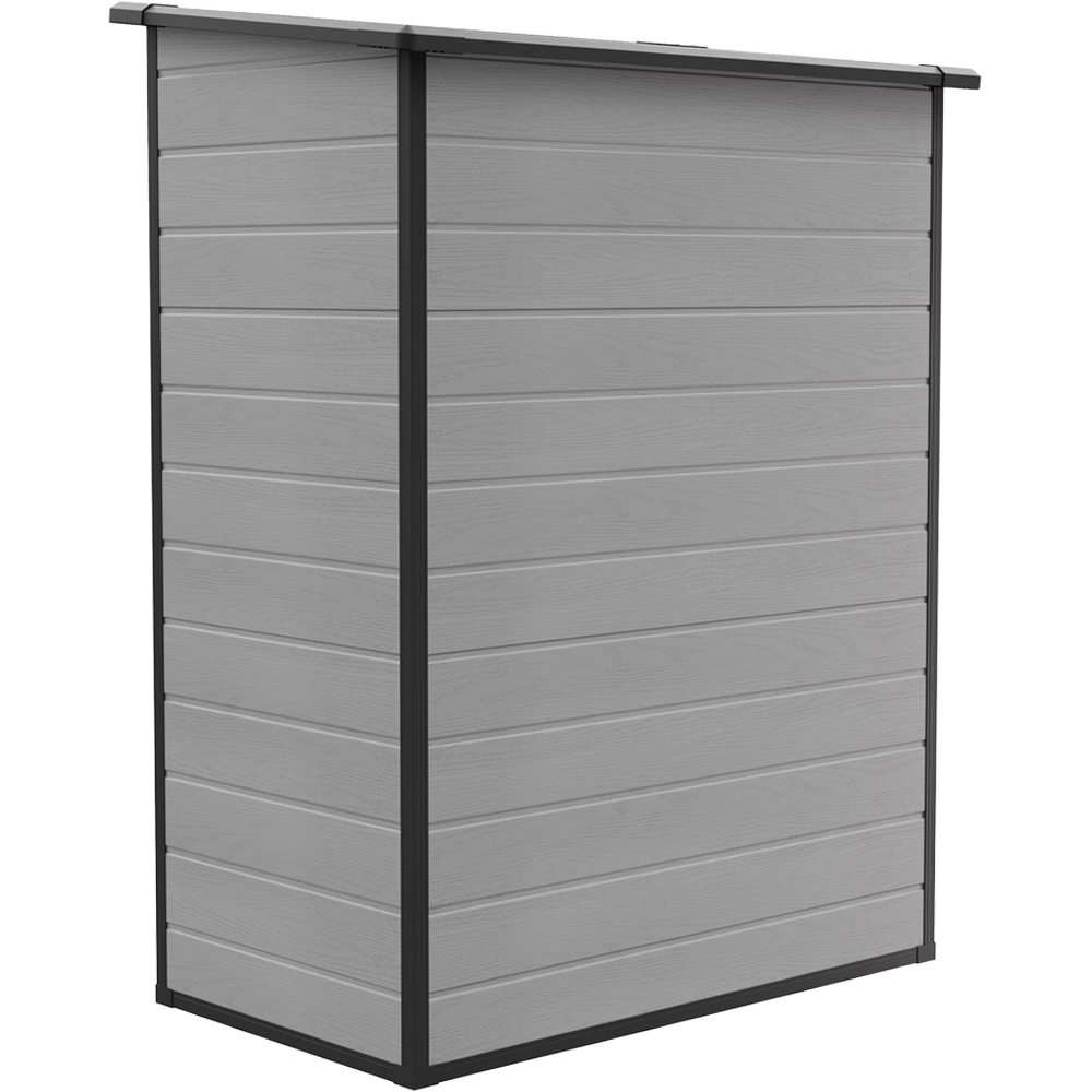 Living and Home 5 x 3ft Pent Garden Storage Shed with Window Image 3