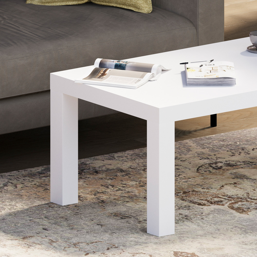 Vida Designs Beeston White Coffee Table Image 8