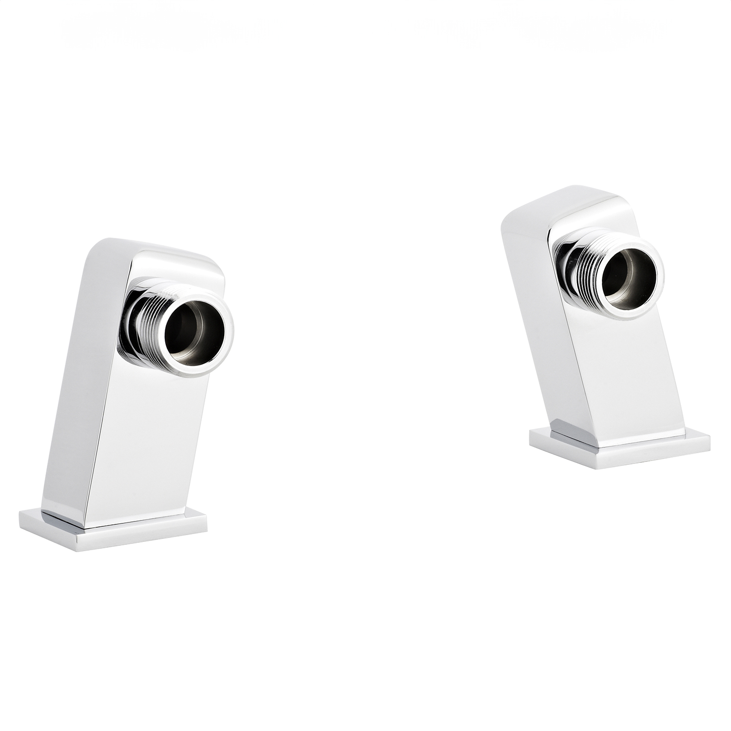 nuie Chrome Square Wastes & Extras Inlet Leg Image 1